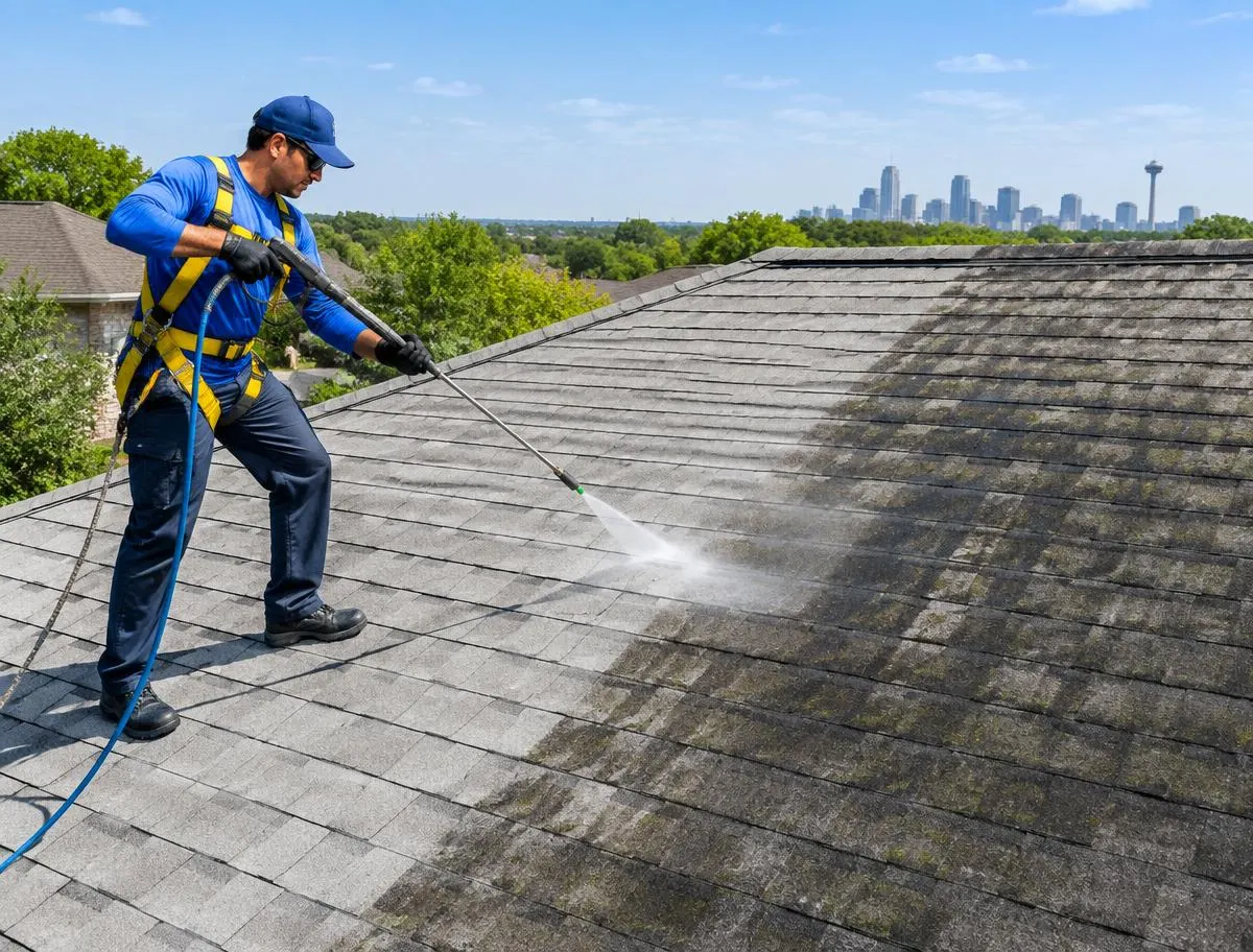 Roof Cleaning service in San Antonio